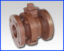 Series F Bolted Body Construction Flanged Ductile Iron Ball Valve